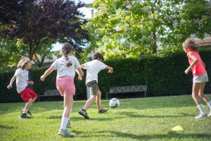 young girls soccer