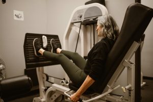 woman at the gym